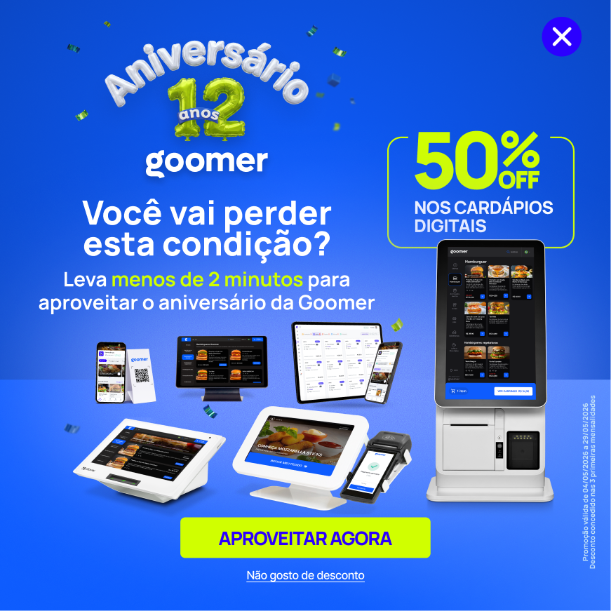 Aniversário Goomer 12 anos